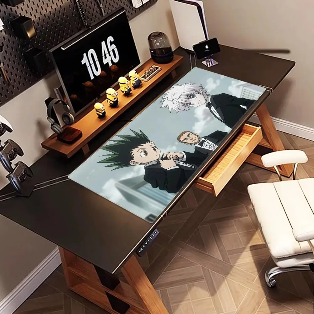 Anime Hunter X Hunters Mousepad HD Printing Computer Gamers Locking Edge Non-slip Mouse Pad XXL90x40cm Keyboard PC Desk Pad
