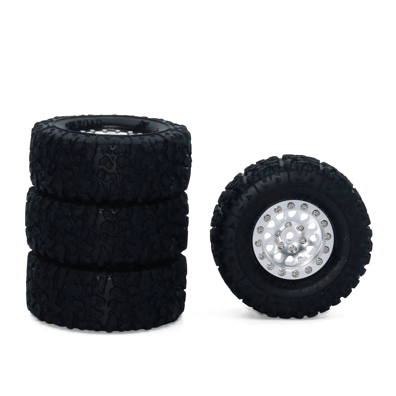 

Комплект обновления альпинистского автомобиля с дистанционным управлением 1/18 1/24 | 1,3-дюймовые металлические противоскользящие колеса + шины, совместимые с Trx4M/Scx24/Ax24/Fcx24