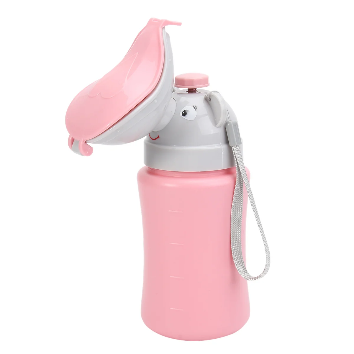 어린이용 핑크 자동차 모양 소변기 휴대용 가벼운 여행용 화장실 귀여운 무결점 누수 방지 자동차용 소변기 여자 아기 어린이용