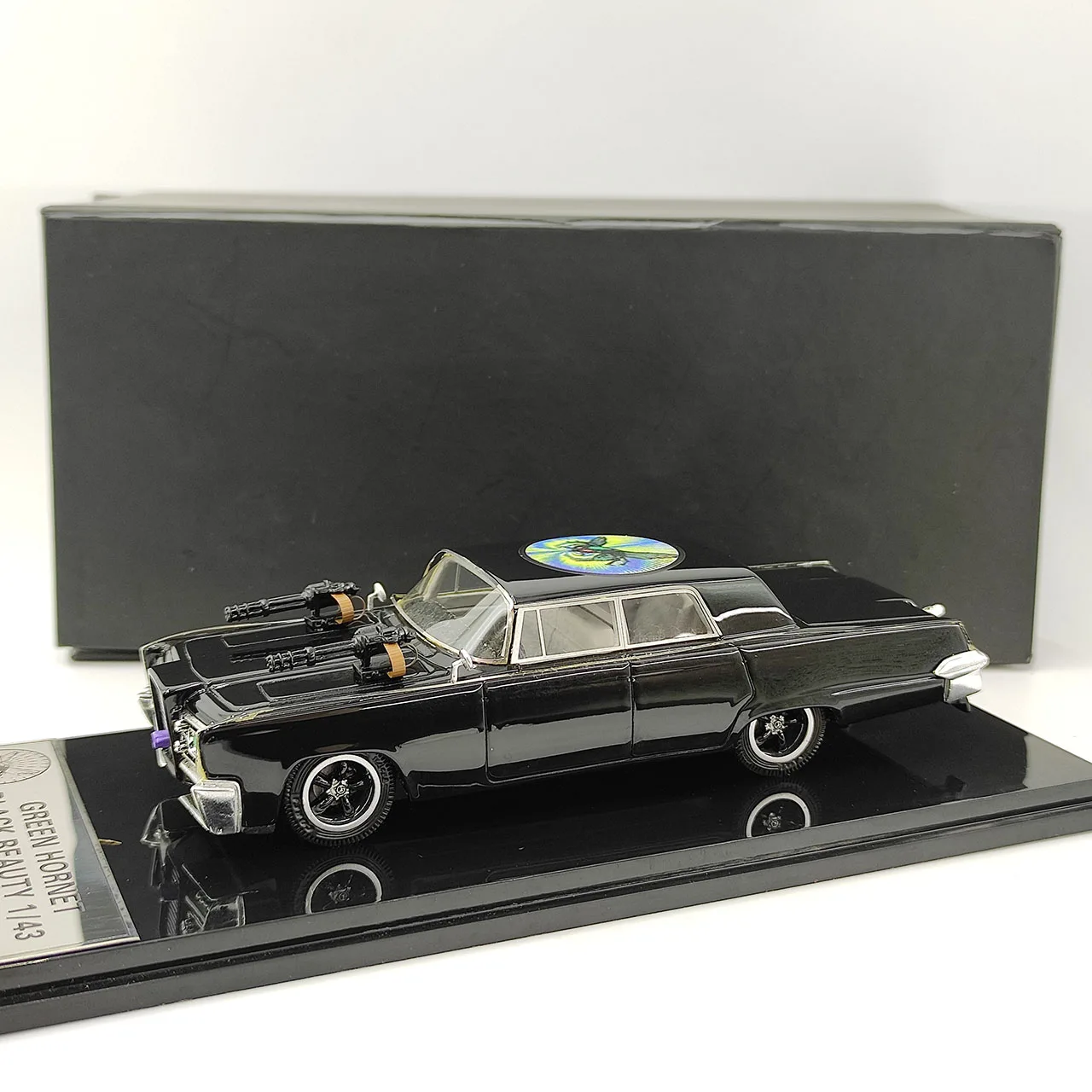 

1:43 Scale GREEN HORNET BLACK BEAUTY Resin Car Model Collectible Toy Gift Souvenir Display Ornament
