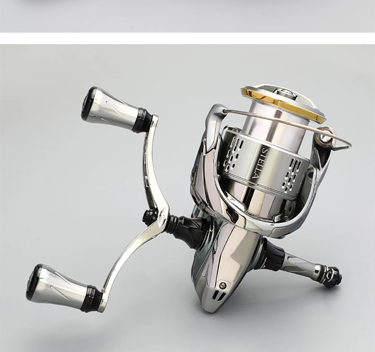 Verstellbare Doppelhebelarme für Spinnrollen – Achsabstand 80/98 mm, Knopfdurchmesser 20 mm | Passend für Daiwa & Shimano Rollen-Modifizierungsteile – Detail 18