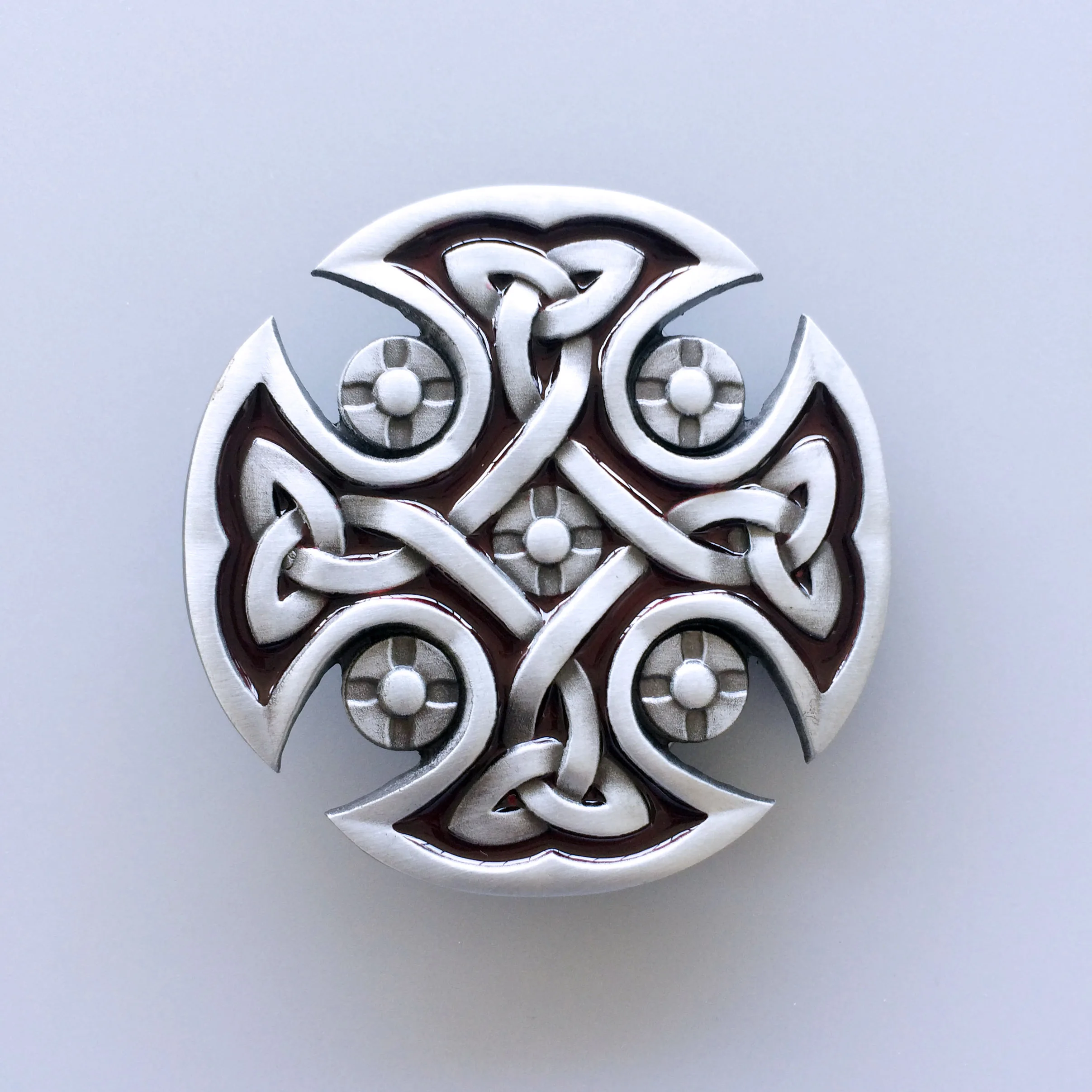 SouthWest Cross Knot Vintage Belt Buckle Gurtelschnalle Boucle de ceinture BK-SK014