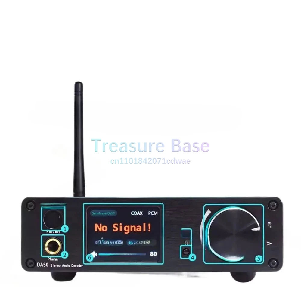 

Флагманский чип ЦАП DA50 AK4499EX, полностью балансный HIFI Fever Decoder, ушной усилитель