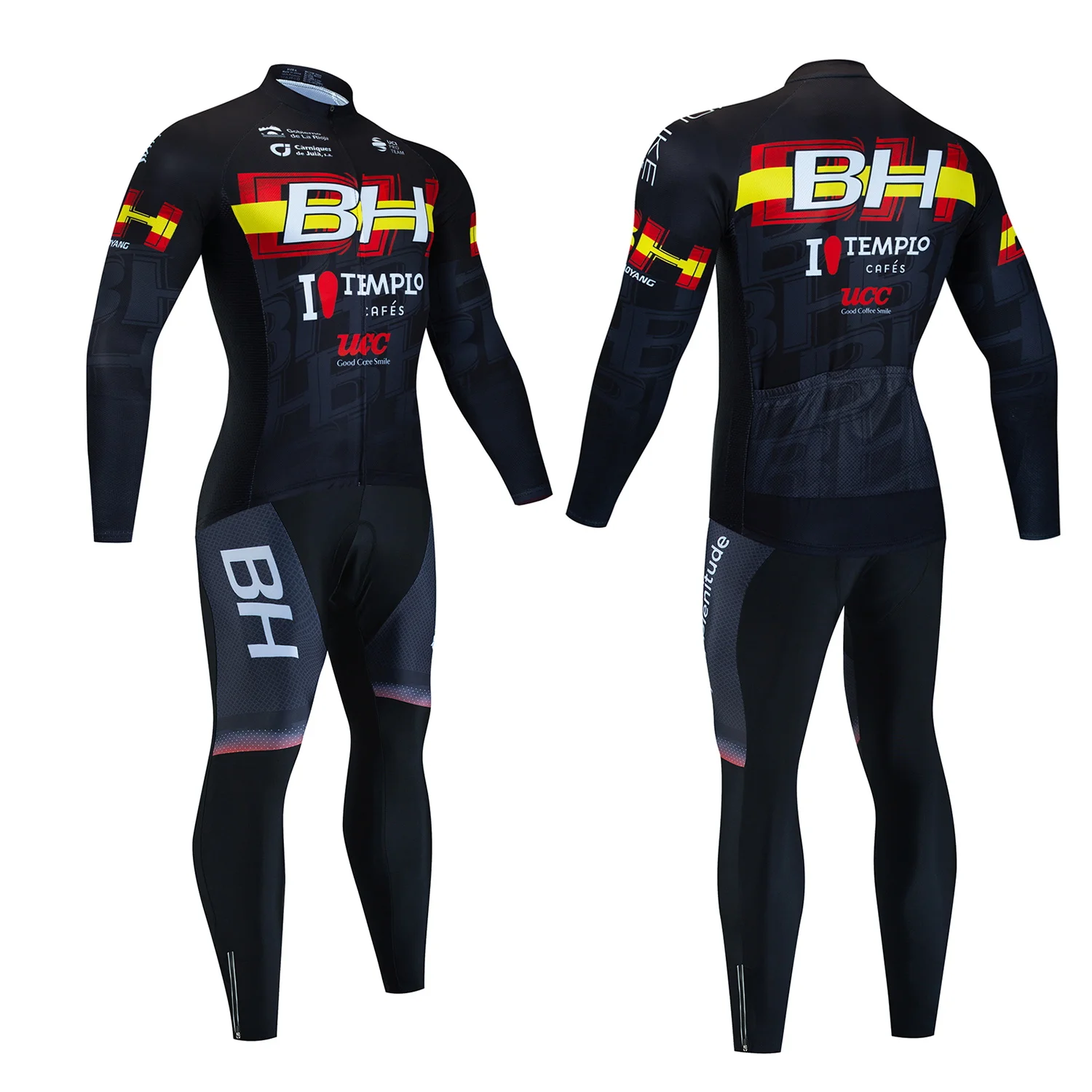  BH Team Herbst Radfahren Jersey Set Fahrrad Sportwear MTB Maillot Ropa Ciclismo Rennrad Uniform Langarm Bicicleta Kleidung ﻿ – Detail 5