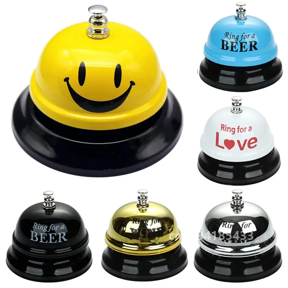 Metal Call Bell Kitchen Restaurant Ordering Service Bell Hotel Counter Desk Ring Reception Bar Iron Desk Calling Bell Bar Tool