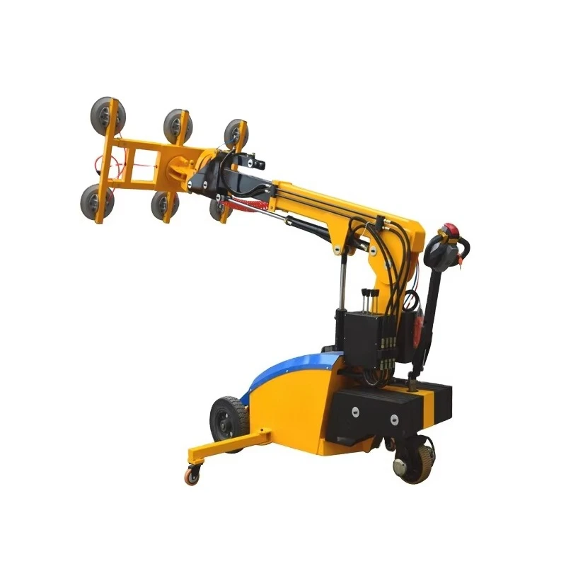 Customized Electric Stainless Steel Glass Loading Machine with Motor-High Capacity Vacuum Lifter Crane