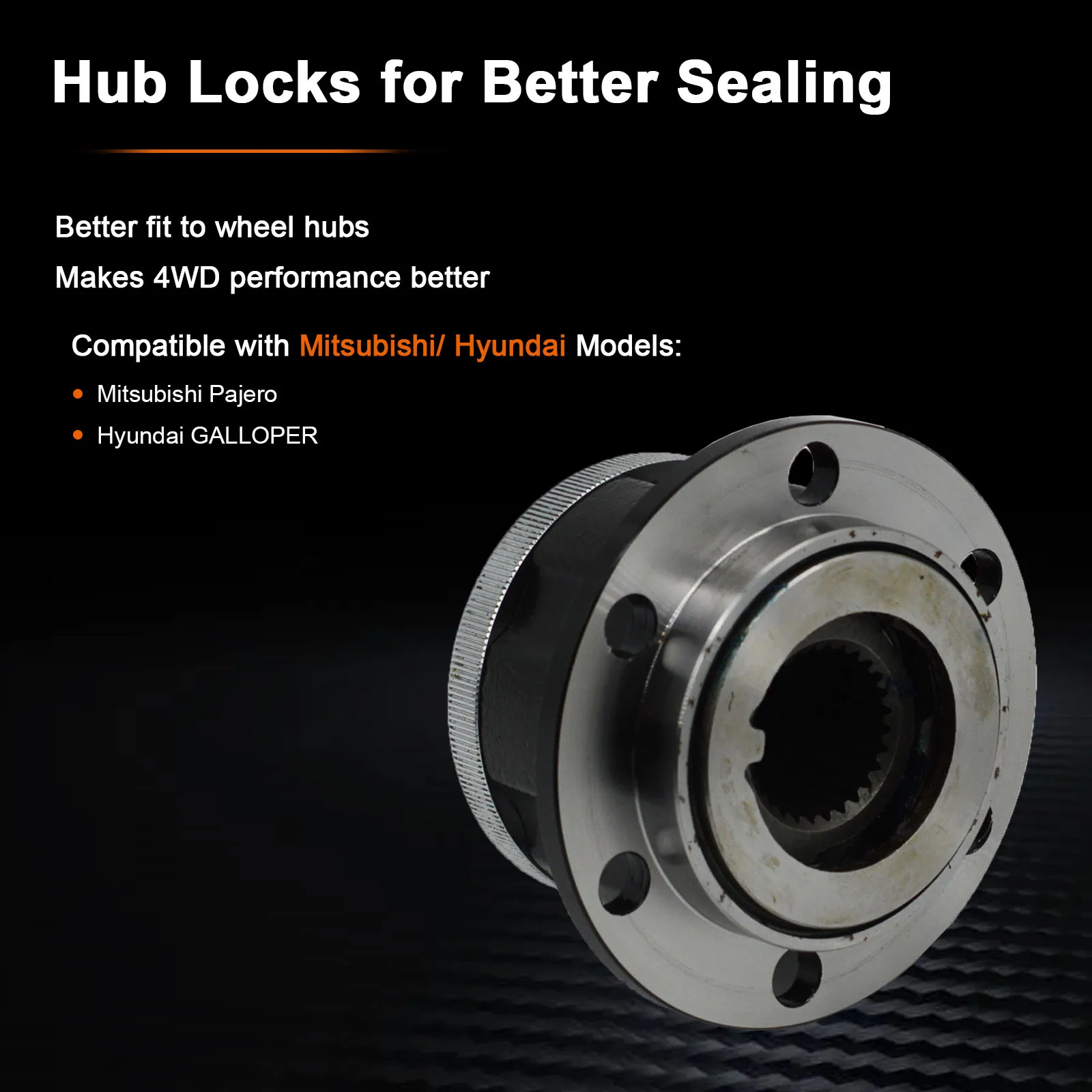 Free wheel locking hub for Mitsubishi Pajero Hyundai GALLOPER HB403300 MB569145 HB403200 HB403122