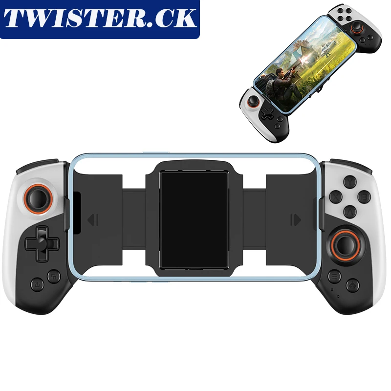 

JK02 Stretching Games Controller Semiconductor Radiator LED Lighting Gamepad Joysticks Compatible For Android Switch IOS System