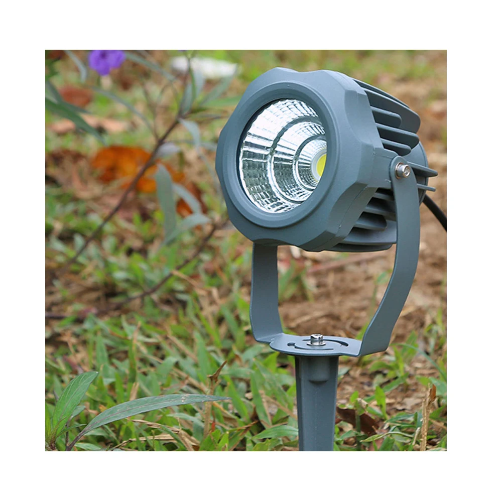 LED Lawn Flood Light 10W 20W 30W Waterproof Aluminum Spotlight for Garden Tree Pathway Landscape Spike Lighting