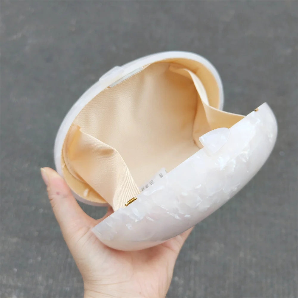 Hot Selling Fashion Simple Small Capacity High-Grade Shopping One Shoulder Bags Acrylic Box Clutches Party Printed Handbag