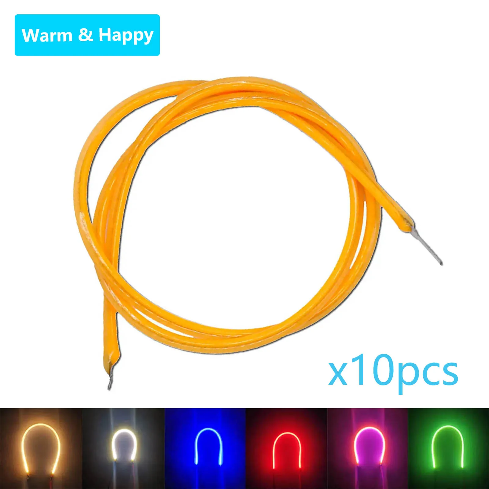 LED Filament 130mm 300mm Retro Edison Bulb LED 3V COB Filament Lamp Parts LED Diodes Flexible Filament For DIY Decorative Lamp