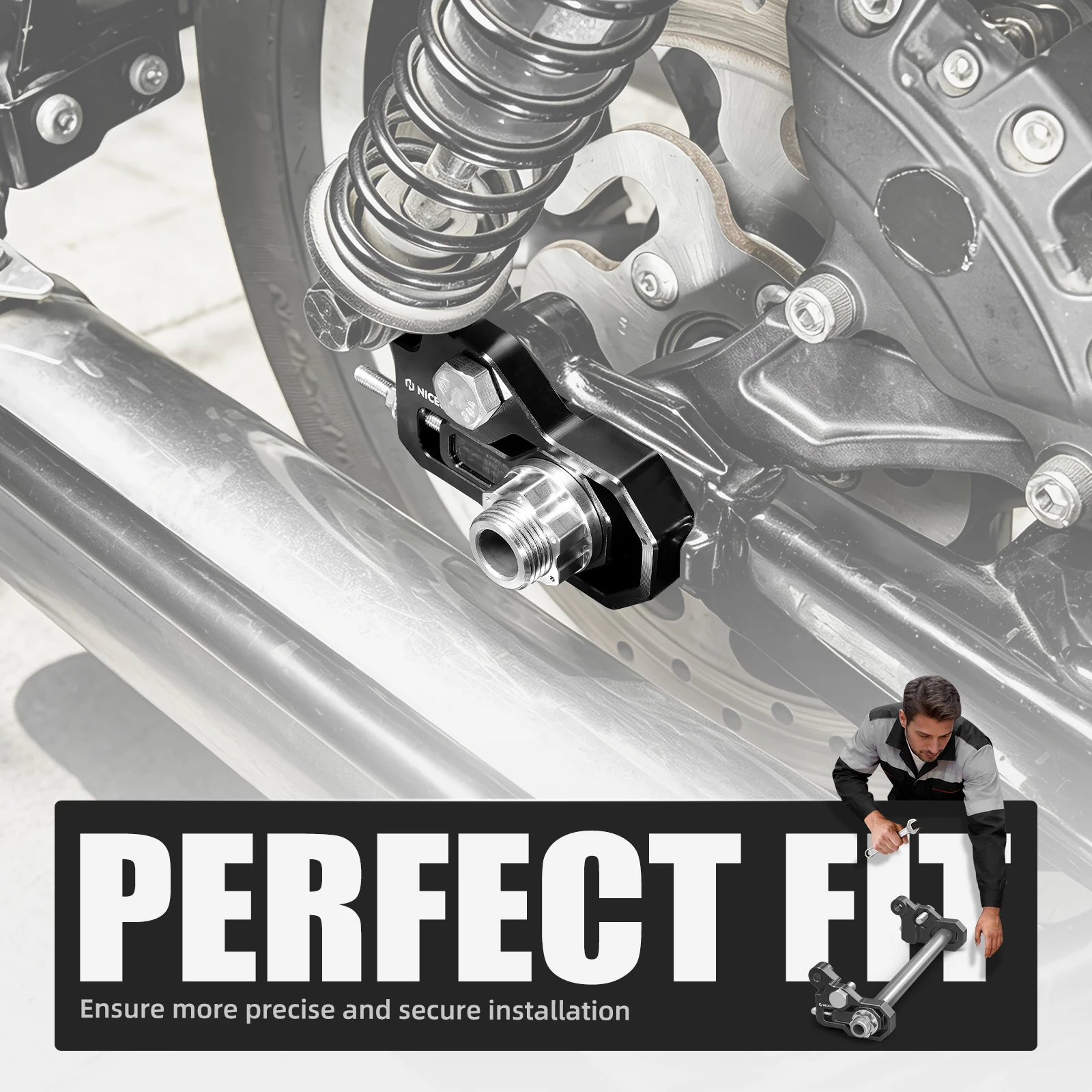 Motorrad-Hinterachsverstellkit für Harley Street Glide FLHX Road Glide FLTRX 2015-2025 Road King Electra Glide CVO Road Glide – Detail 7