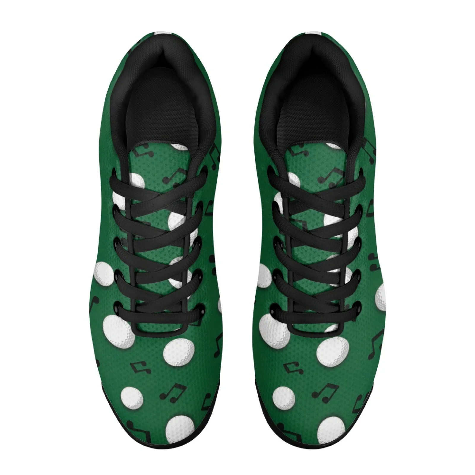 PENSTROLL Golf Ball Music Note Pattern Air Cushion Breathable Air Cushion Sneakers Fashion Sneakers for Men Casual Casual Wear