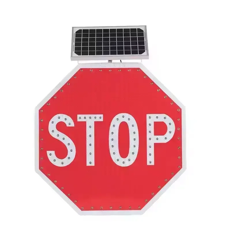 Solar aluminum warning light, IP65 waterproof, with bright red LED flash, for road safety at night