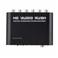 5.1 CH Digital to Analog Audio Decoder Amplifier SPDIF Coaxial to RCA DTS AC3 Optical Digital Amplifier Analog Converte