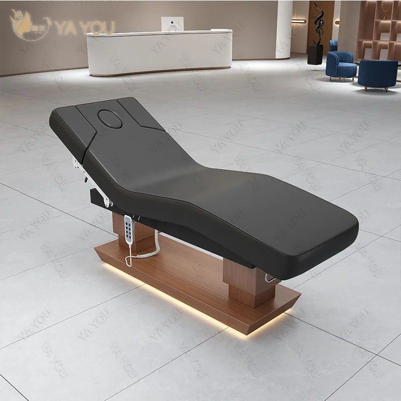 

New electric bed with lamp High-end hospital light medical beauty injection Massage Facial body maintenance
