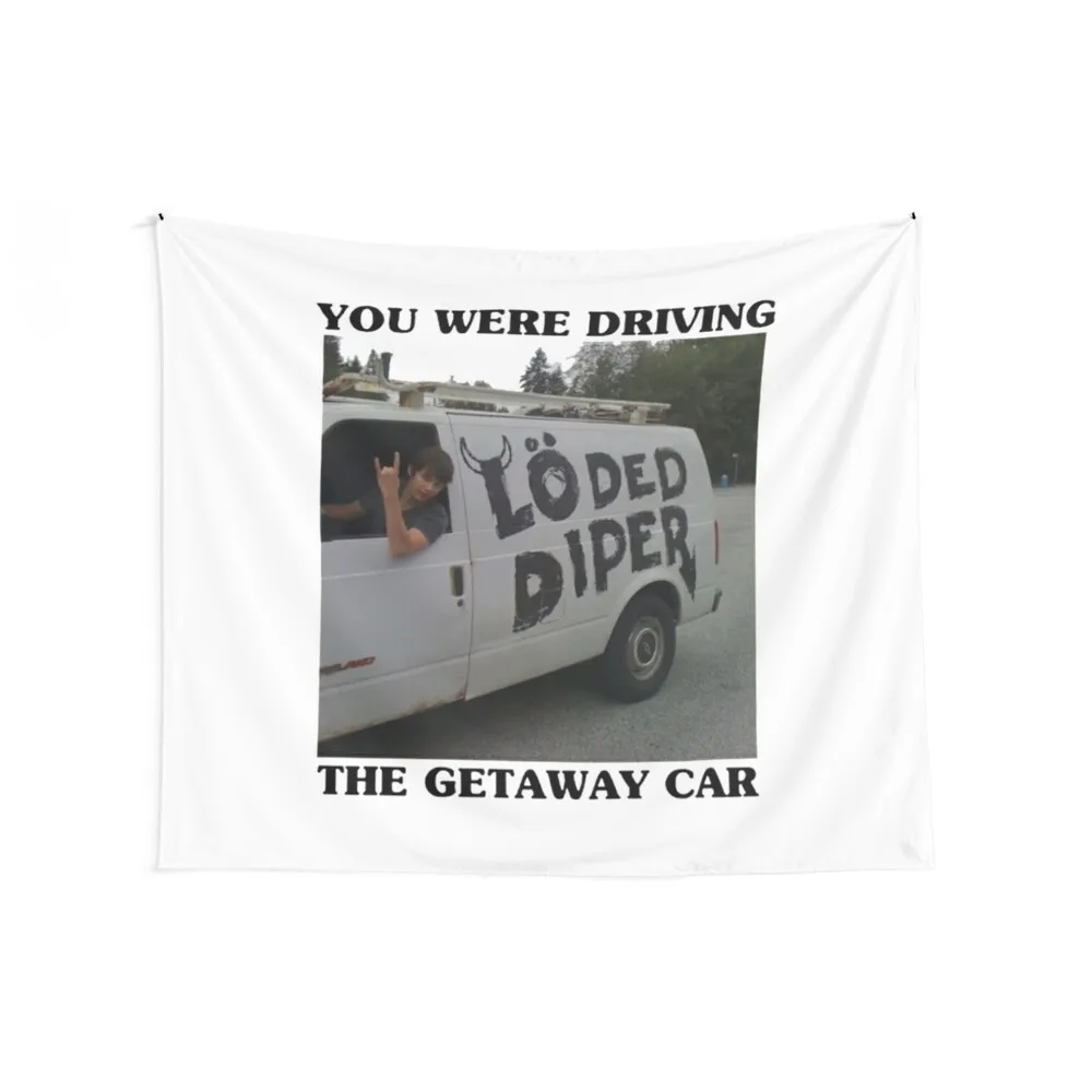 Rodrick Heffley Loded Diper x Taylor Swift Getaway Car [Movie] Tapestry Japanese Room Decor Wall Decor Hanging Tapestry