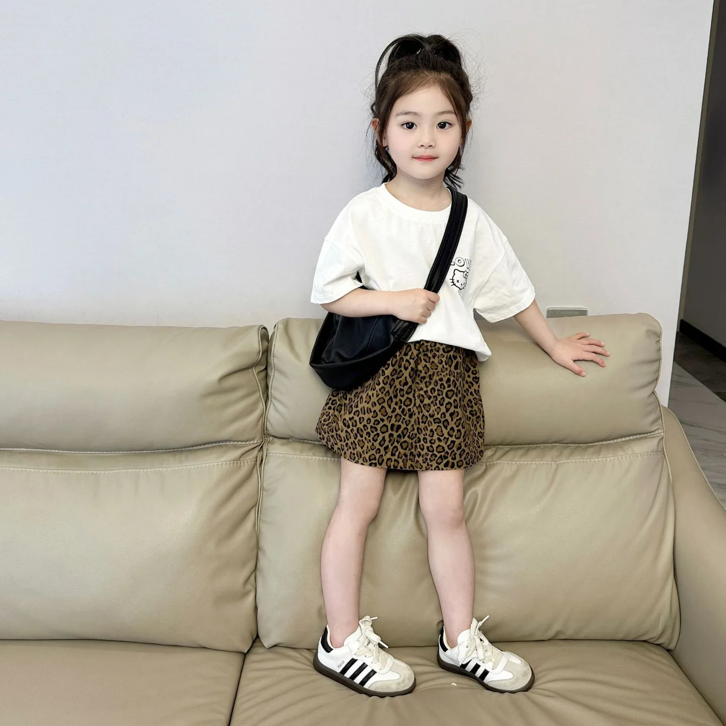 Girls Skirt Baby Dress 2024 Summer New Children Baby Girl Korean Style New  Fresh Foreign Girls Casual Leisure Half Skirts