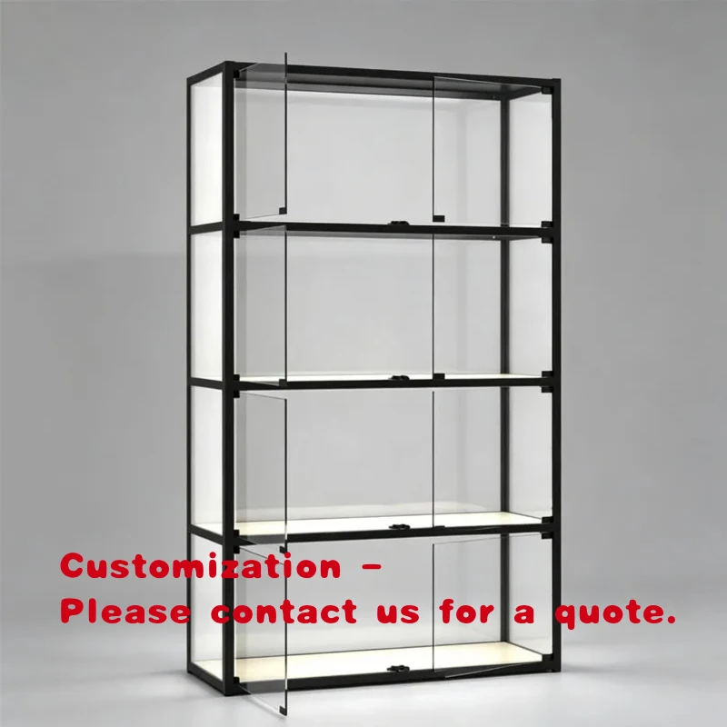 custom.Custom Glass Display Cabinet Long-lasting Multi-functional Led Showcase