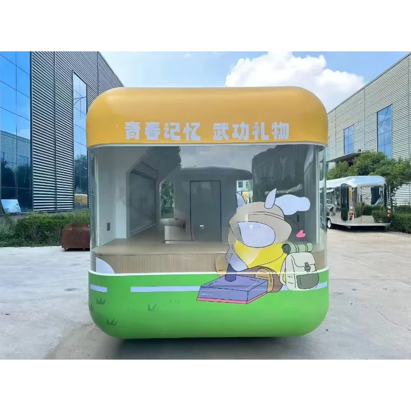 عربات طعام القهوة المتنقلة الصين المرحاض البيتزا الغذاء المقطورات هوت دوج شاحنة الغذاء حسب الطلب