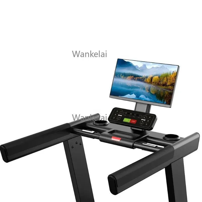 

For Commercial Home Use Treadmills Machine Electric Foldable Wood Design With LED Screen For Bodybuilding Lower Price
