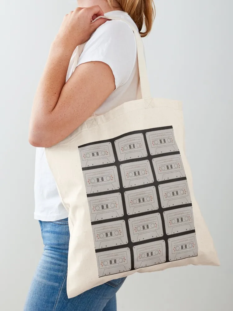 this is me trying Cassette Tote Bag Women's shopping bag Big bag women for beach sacs de shopping Canvas Tote