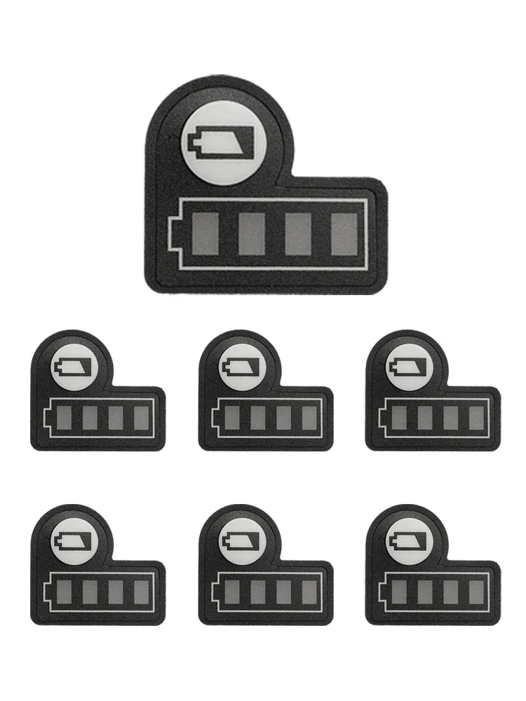 10PCS Indicatore del livello della batteria Etichetta Capacità della batteria Luce Adesivo Pulsante Decalcomania per Makita BL1830 BL1430 18V Batteria al litio