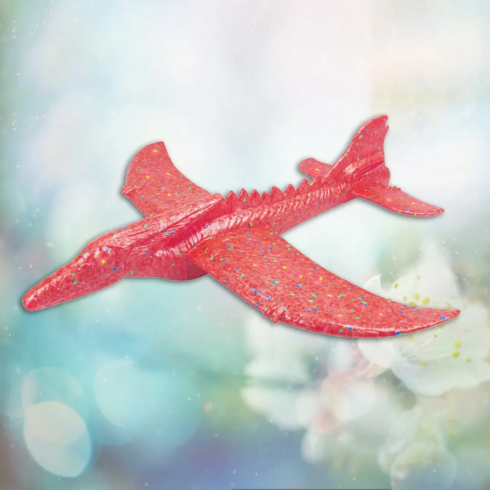 2pcs-kids-foam-airplane-pterosaur-shape-hand-throw-outdoor-sports-flying-plane-release-stress-improve-coordination