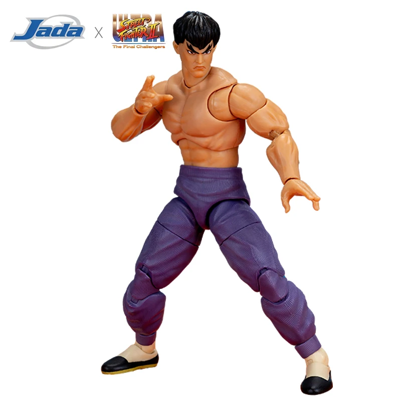 

JADA Toys Street Fighter Fei Long (вариант 2 цвета игрока) — шарнирная коллекционная фигурка в масштабе 1:12 JD35553