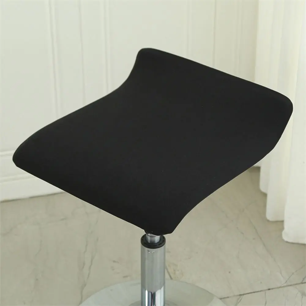 Elastic Cashier Chair Cover All-in-one Dustproof Office Swivel Chair Cover Square Chair Cover for Cashier Rotating Swivel Stool