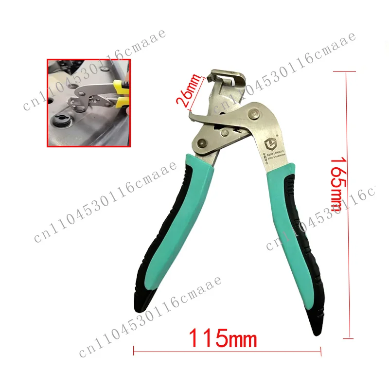 Auto Clamp Auto Panel Removal Tool with Rubber Fastener Rivet Tool, Professional Auto Repair Kit for Plastic Nut Removal