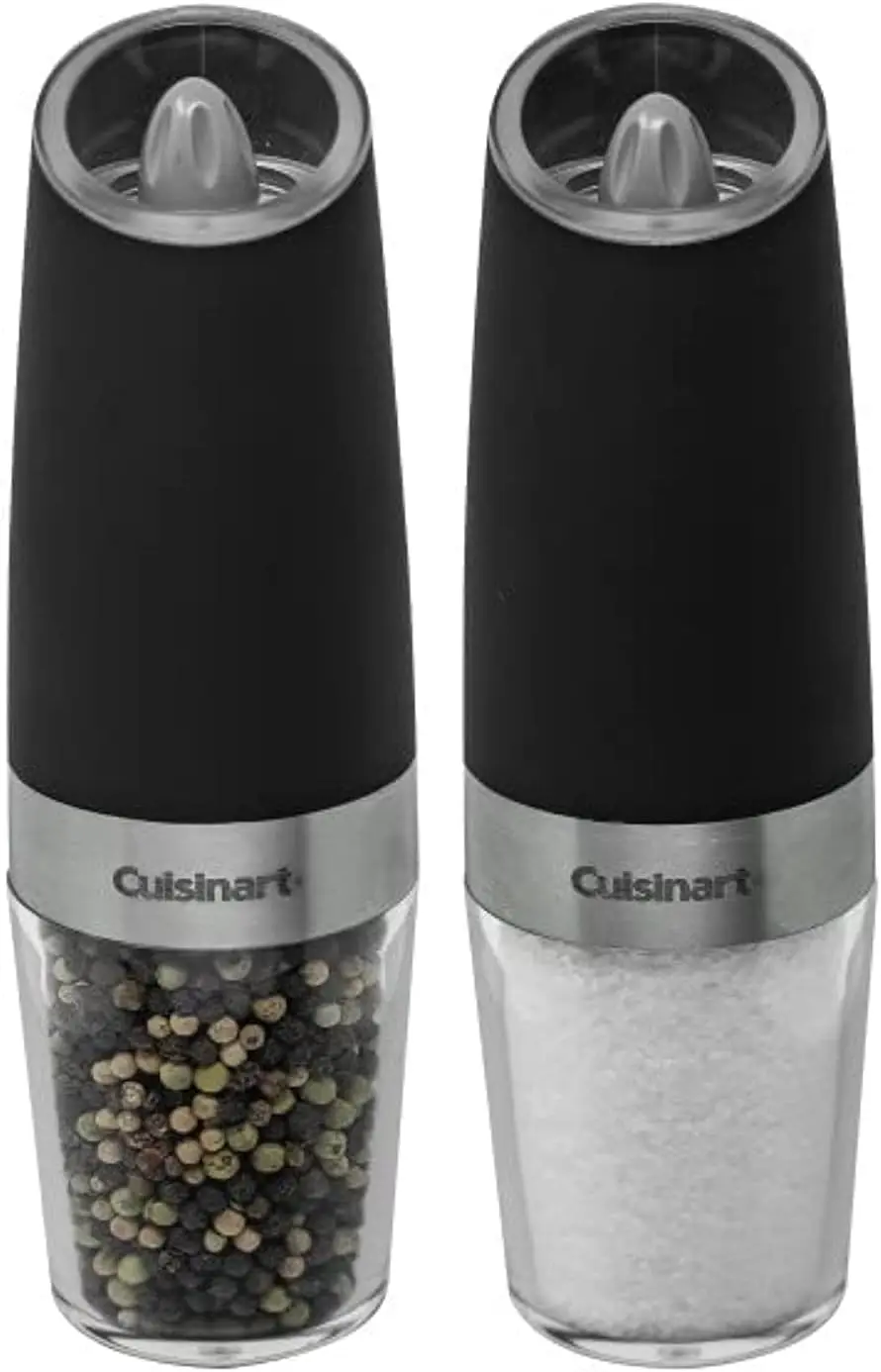 

CSS-2424 Gravity Salt and Pepper Spice Mill with Blue LED Light, 2/3 Cup Capacity