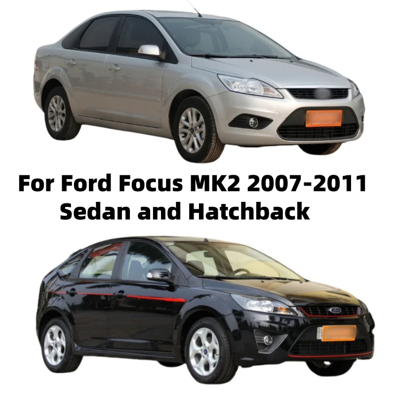 Window Visors Rain Guard Side Vent Deflector Weathershield Moulding Awning Shelter For Ford Focus MK2 2007-2011 Cars Accessories