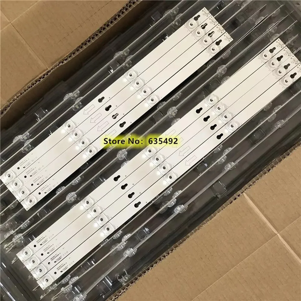 LED Strip For 55M1A 55K2U 4C-LB5504-HR13J 4C-LB5505-HR03J TOT-55D2900-4X4+4X5-3030C B55A658U B55A858U D55A620U D55A630U D55A660U