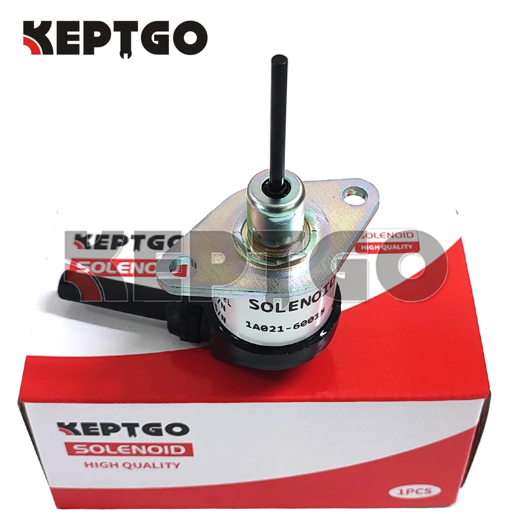 1A021-60015 12V Fuel Stop Solenoid Valve For Kubota L3830 L39 L3940 L45 L4600 L4630 L4740 L48 L5030 L5040