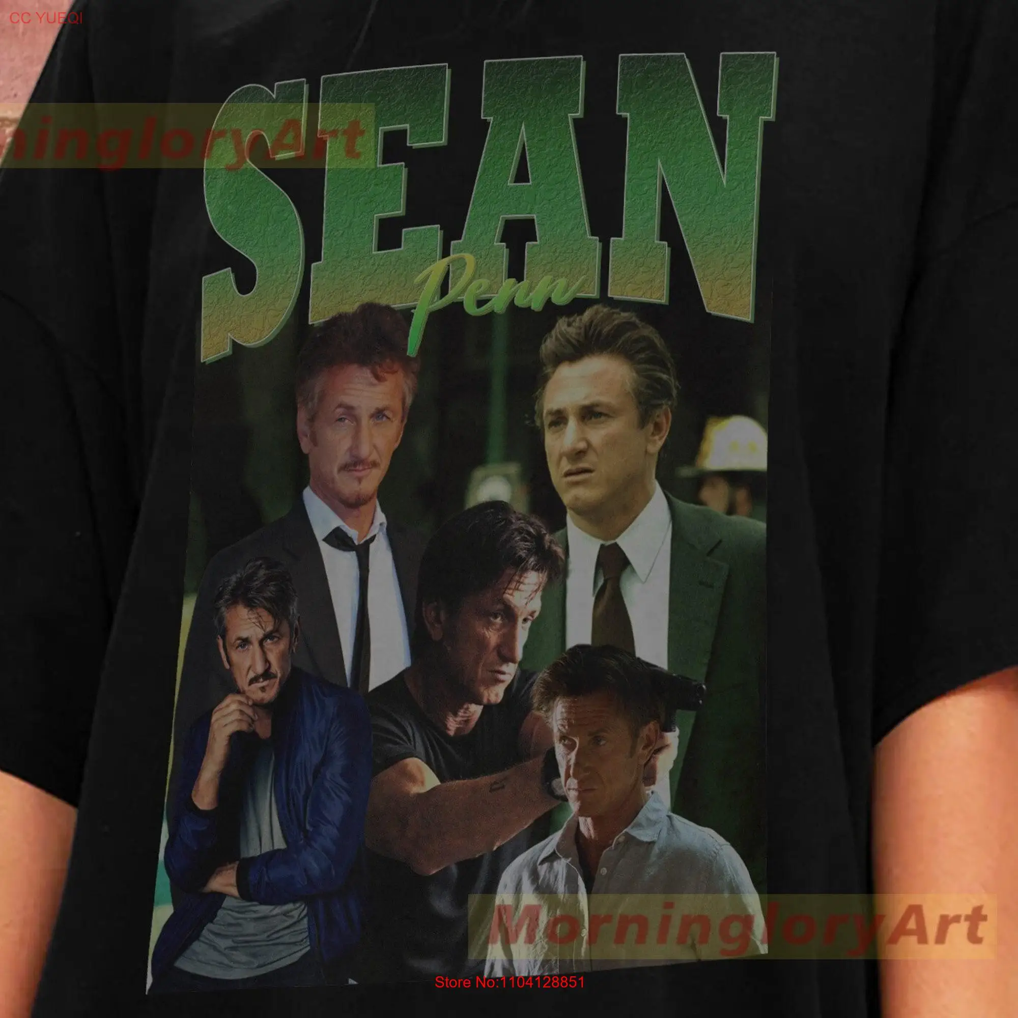 Sean Penn T Shirt SweaT Sweater Cotton Clothing long or short sleeves