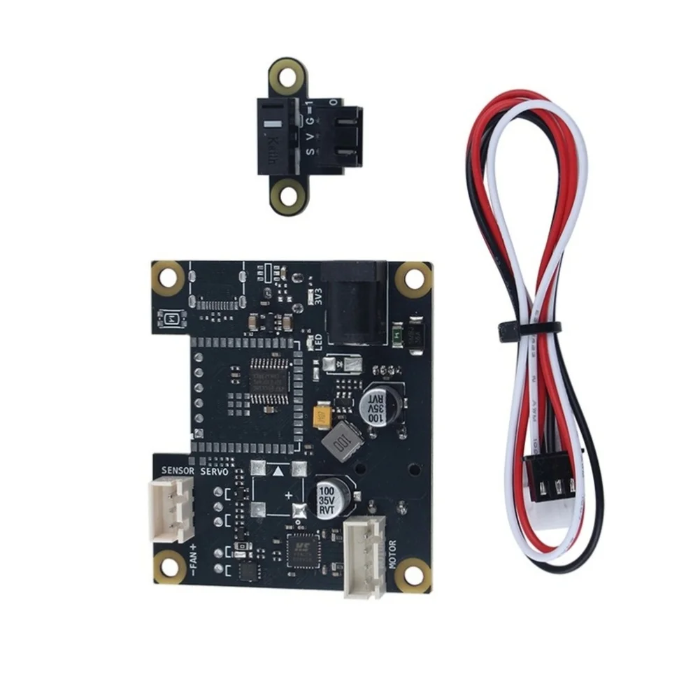 Filament Rewinder Controller Board S V1.1 For FYSETC 3D Respooler Motor Control Module Black ABS For Test Measurement Tool