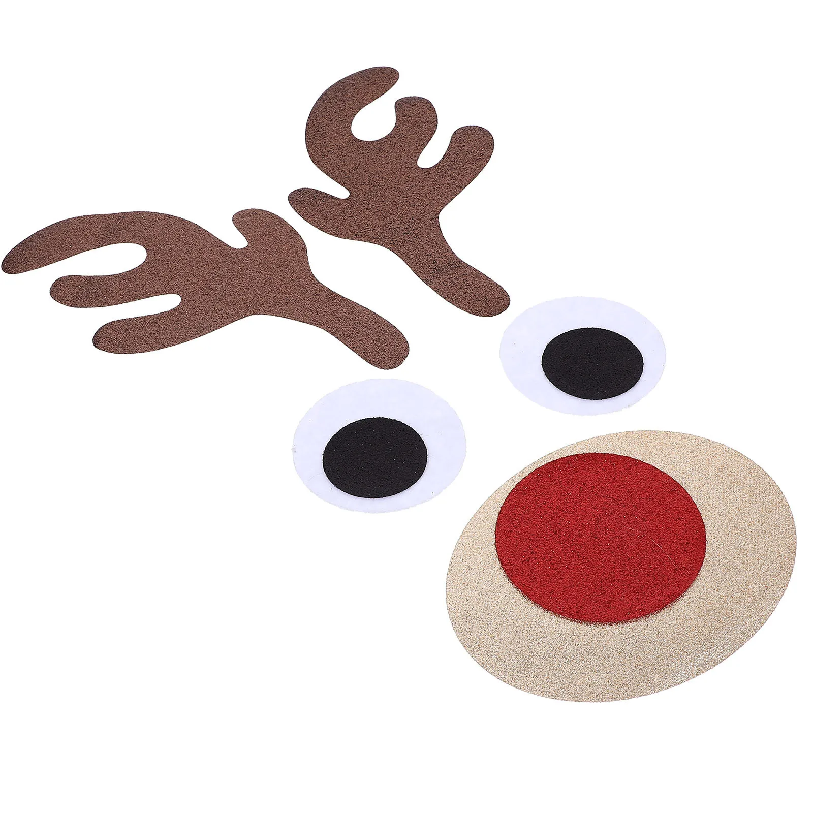 1 مجموعة الرنة رئيس عيد الميلاد ملصق عيد الميلاد الجدار ملصق للمنزل نافذة الباب الديكور DIY حزب خلفية عيد الميلاد الجدار ملصق