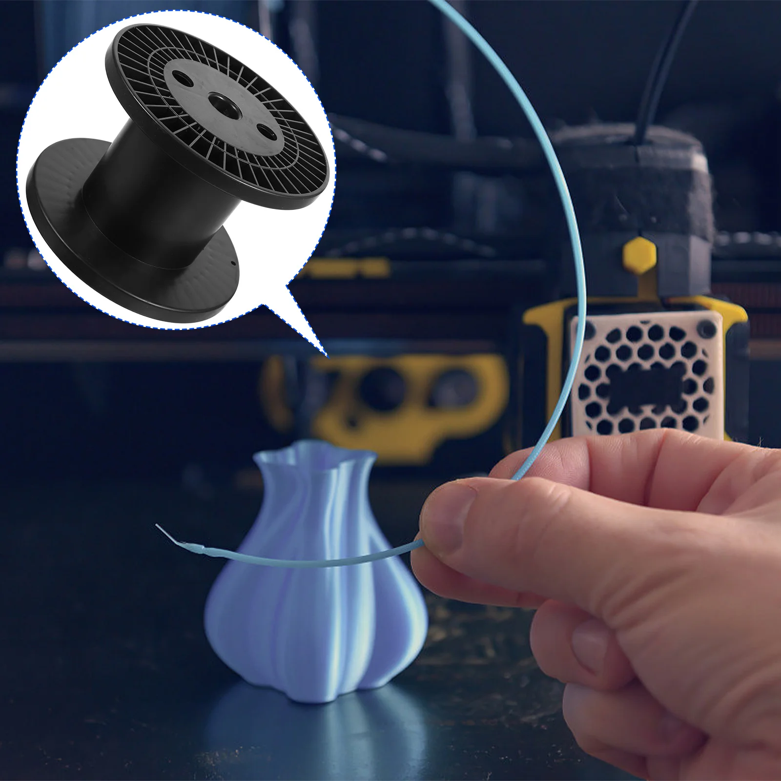 

Plastic Line Spool High Capacity Reusable Wire Spool Simple Operation for Extension Cord Cable and Rope Management Cable Reel