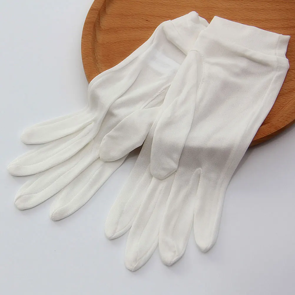 

1Pair Silk Hand Masks Multi-Function Moisturizing Gloves Beauty Household Lotion Gloves Breathable Soft Moisture Hand Accessory