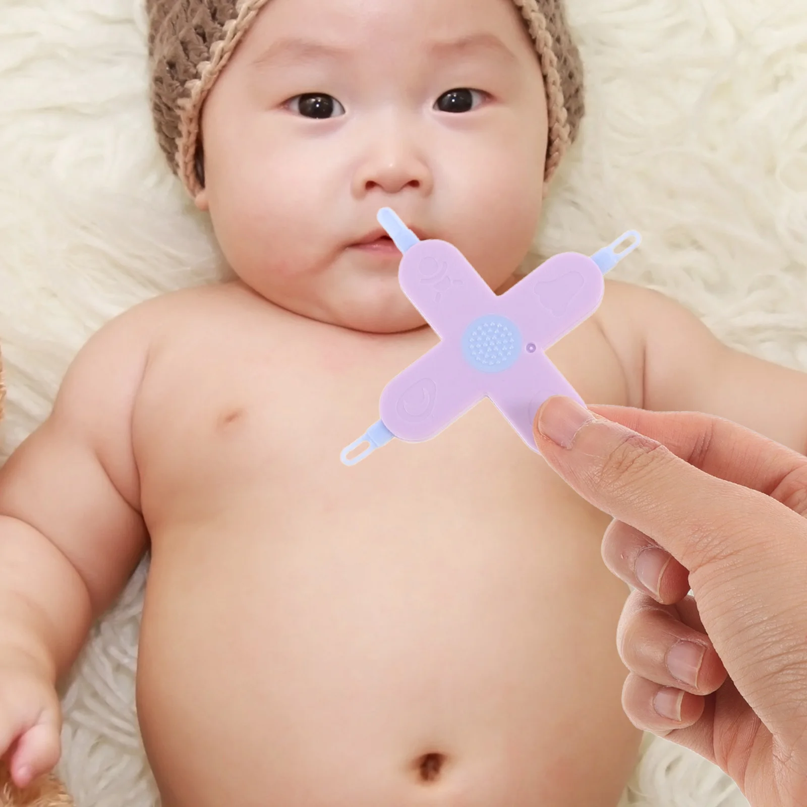

4in1 Baby Care Tools Picker Scissors Navel Clips PP Essentials Nail Clippers Removal Baby Ear Cleaner Infant