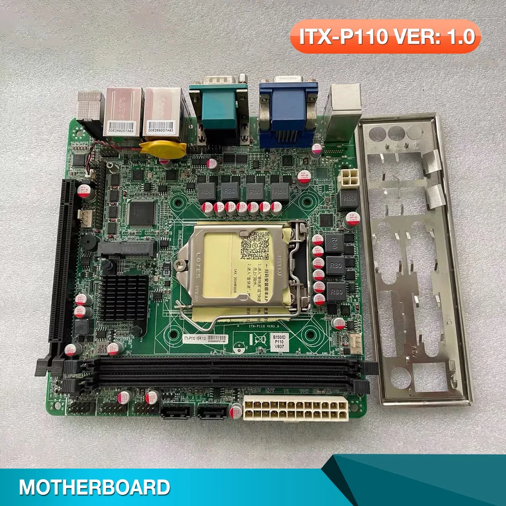 

Industrial control computer board ITX-P110 VER: 1.0 supports 6th generation