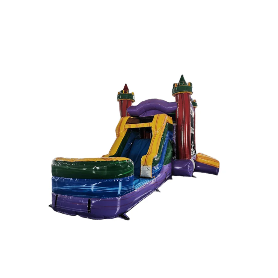 Commercial Grade Inflatable Pool Slide High Quality Waterslide Inflatable Water Slide with Pool For Adult