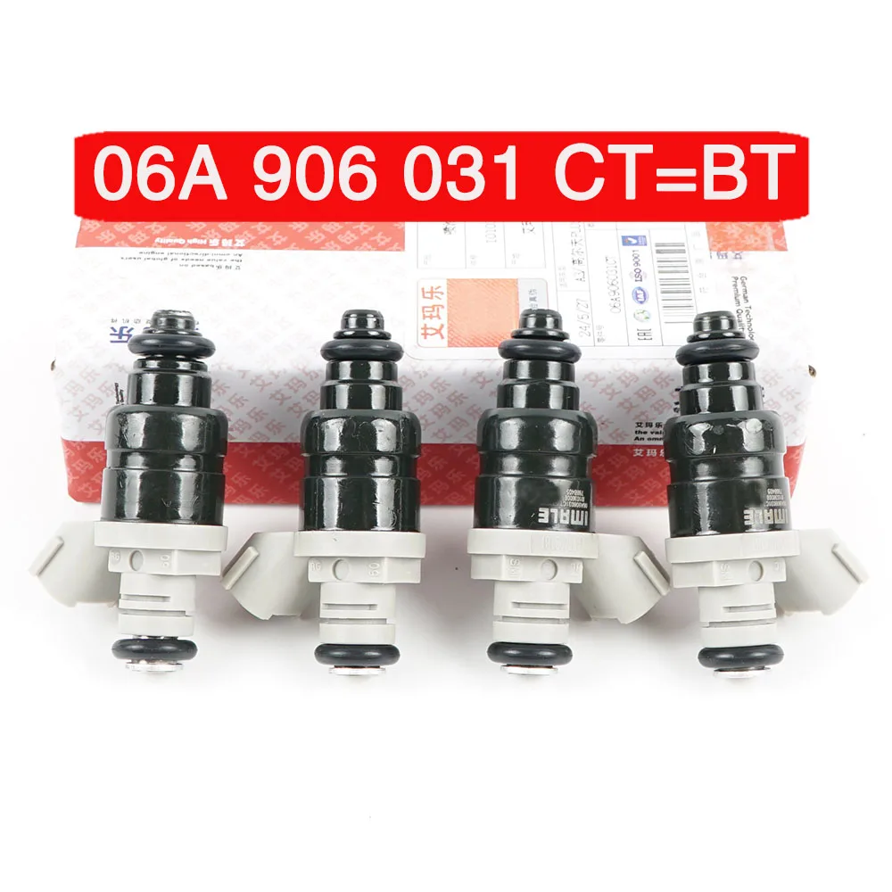 

4PCS 06A906031BT 06A906031CT Injection Valve for VW Passat Golf Plus Caddy Audi A3 S3 Fuel Spray Nozzle