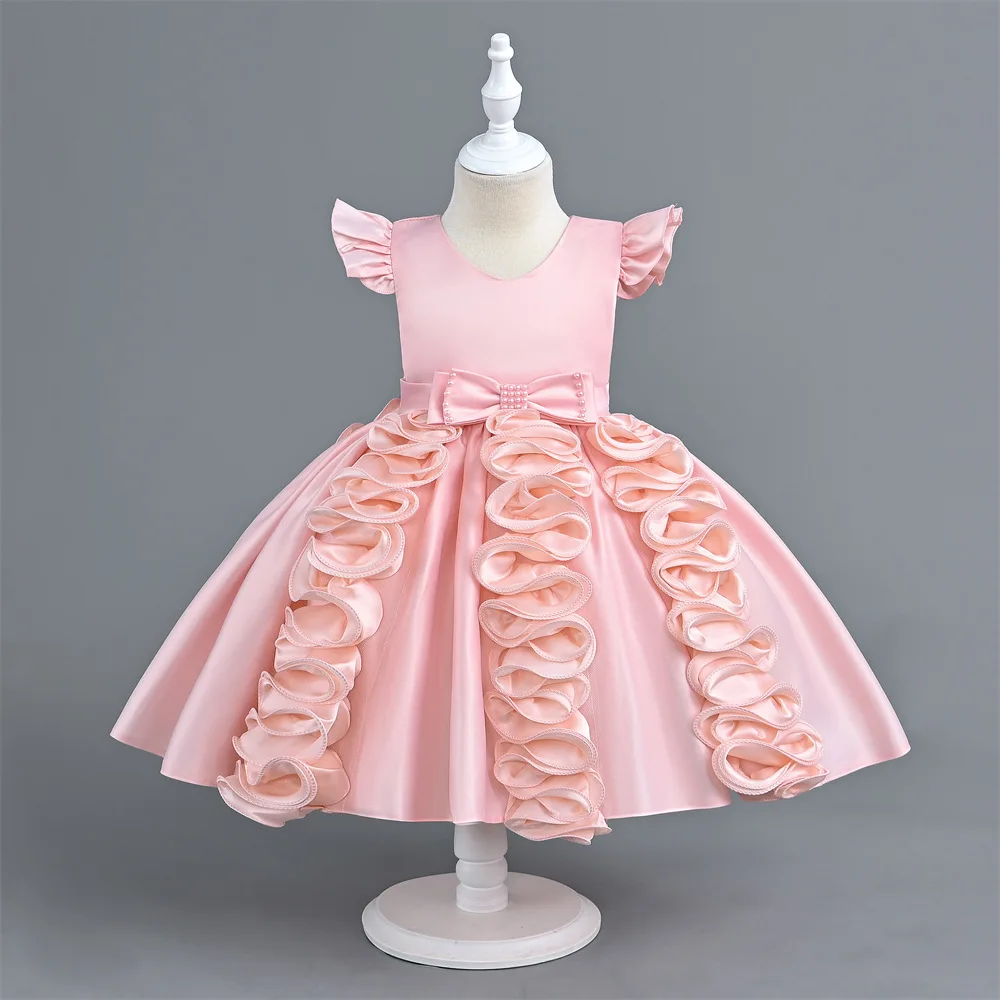 

New Style Children's Clothing Princess Dress Tutu Skirt Flower Girl High-end Piano Performance Clothing Children's Dress Summer