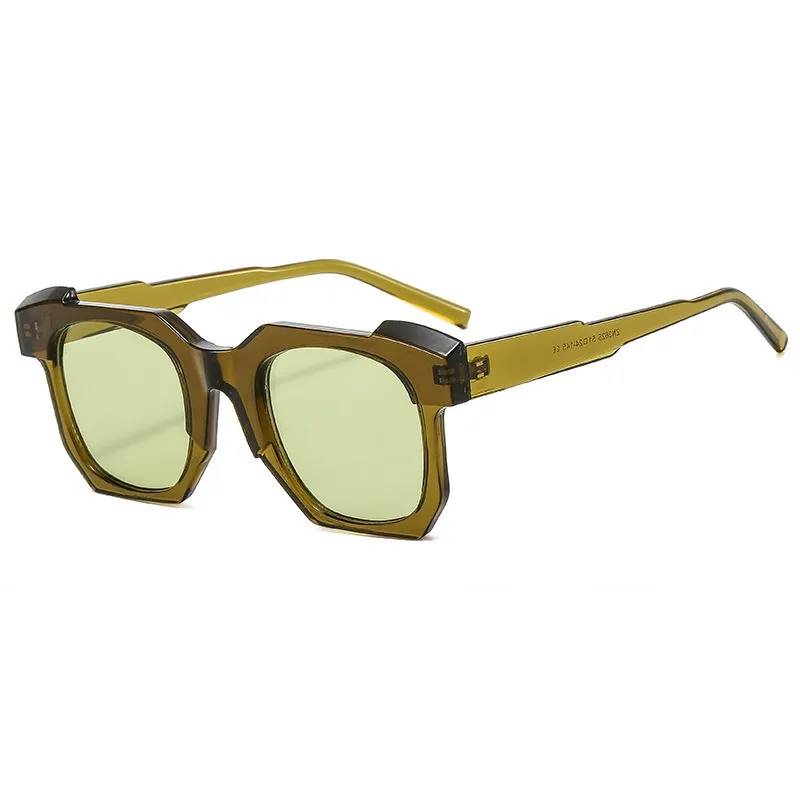 Fashion Square Sunglasses Women Men Luxury Brand Designer Retro Men Trending Black Grey Sun Glasses Shades UV400 image 3