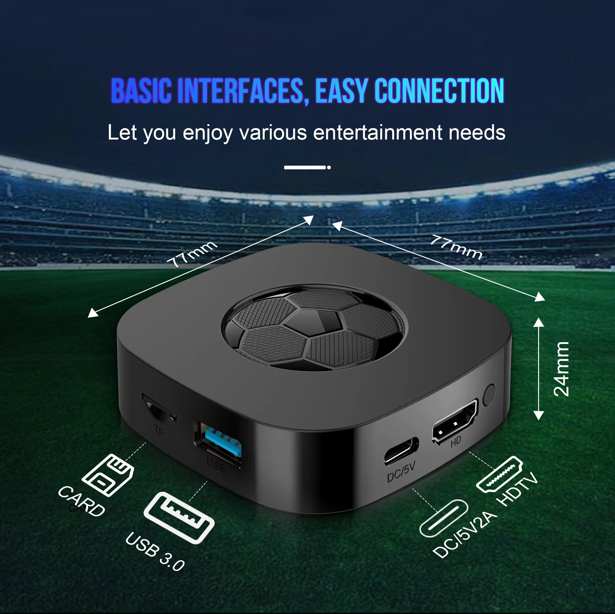 Home Cinema Youtube - Lecteur multimédia en streaming 4K Mortal