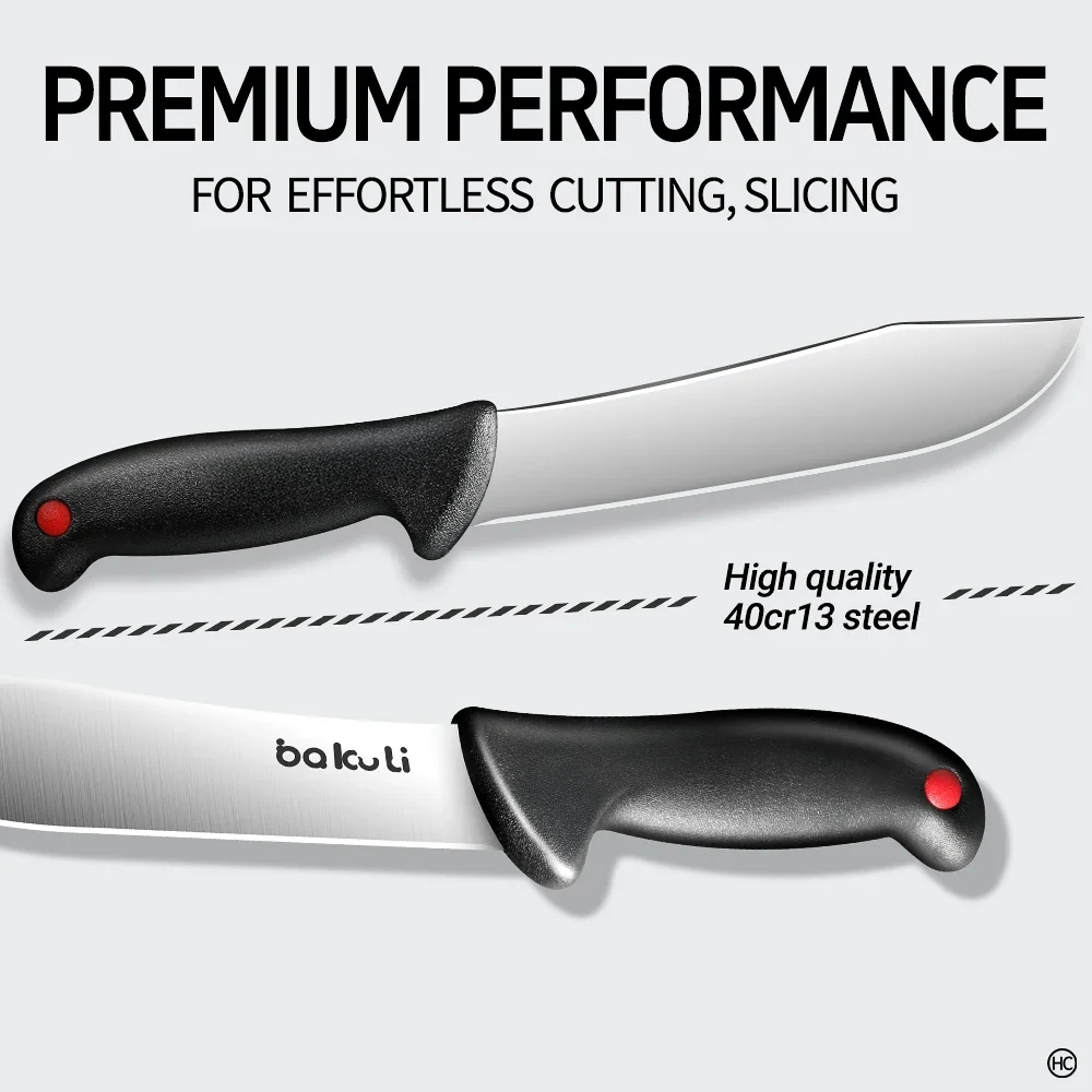 High-Carbon Stainless Steel Boning Knife Fixed blade Sharp butcher's Knife Non-Slip Handle Cutting Meat Fish Deboning Knife view 4