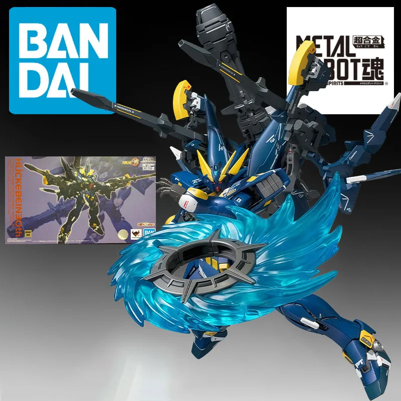 

Bandai Original METAL ROBOT Huckebein 30th 140mm Anime Action Figures Toys for Christmas Gift Collectible Model Ornaments