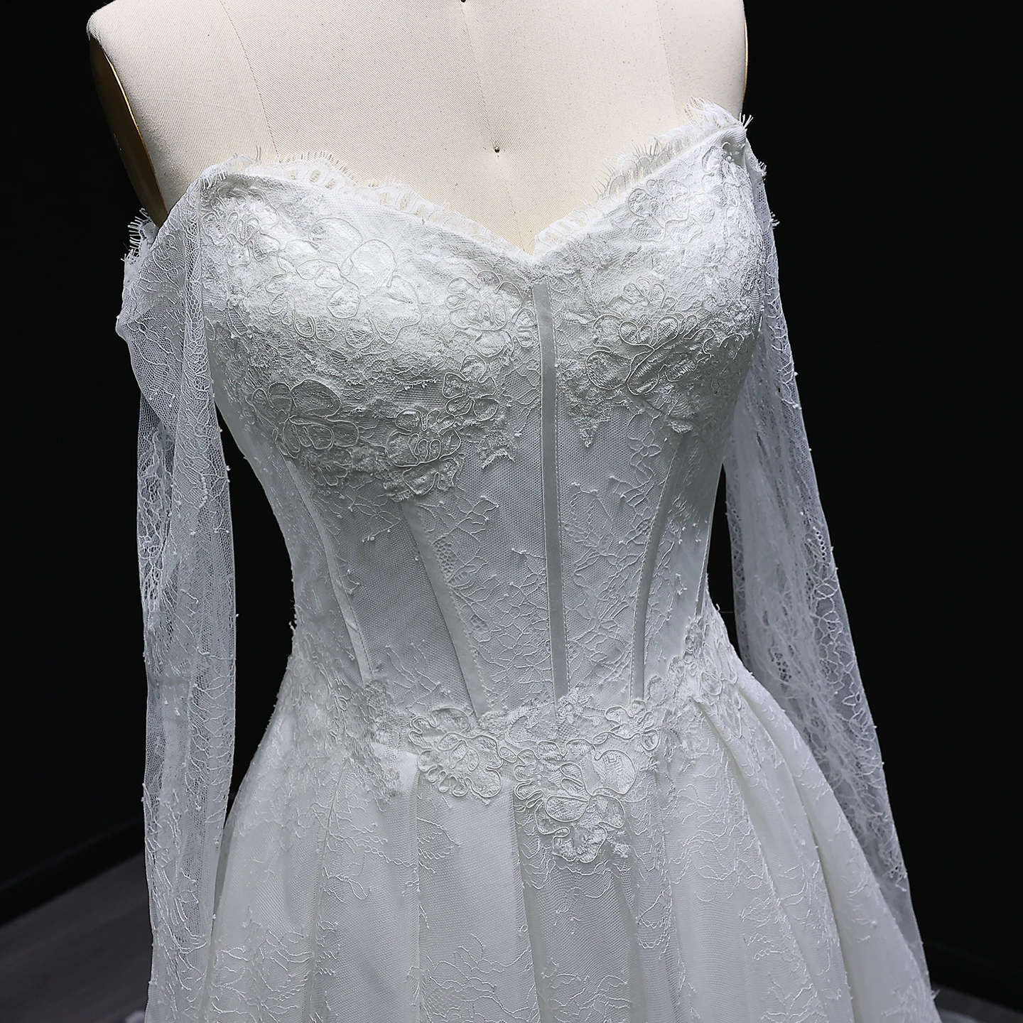 Sharon Said Elegant Ivory Sweetheart Satin Ball Wedding Dress Draped Basque Brush Train Bride Gowns 2025 SW010 Customized